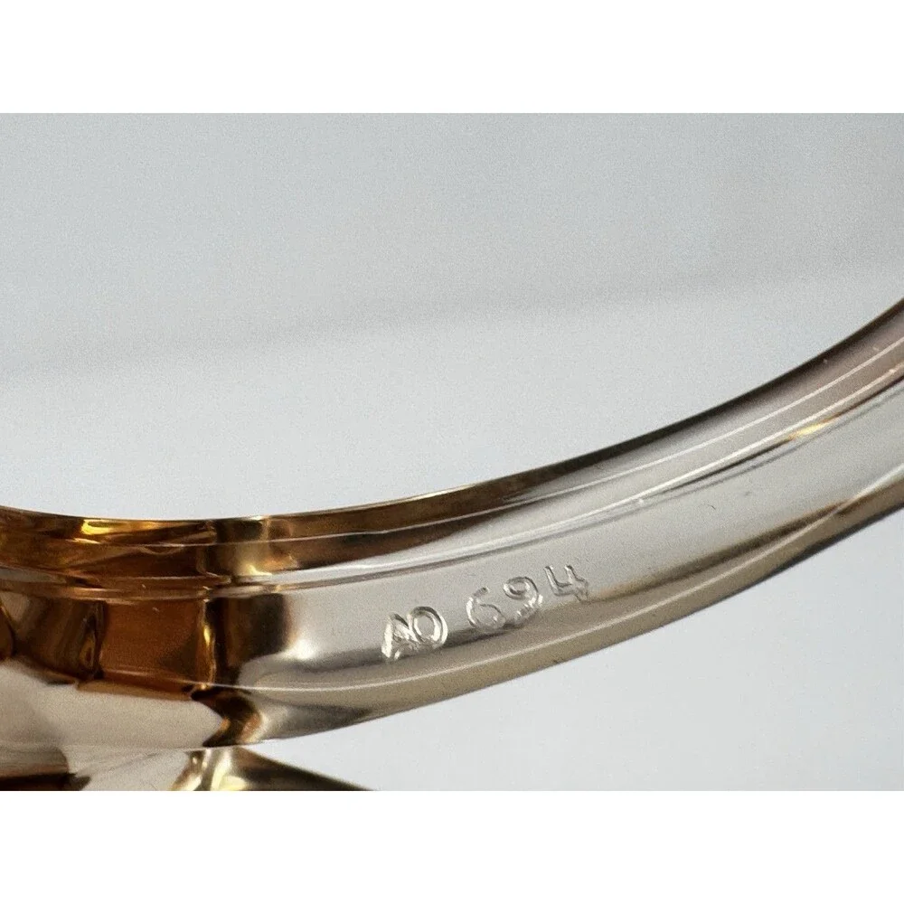 1970s American Optical Classic New Old Stock Eyeglass Frames Amber 50-17-135